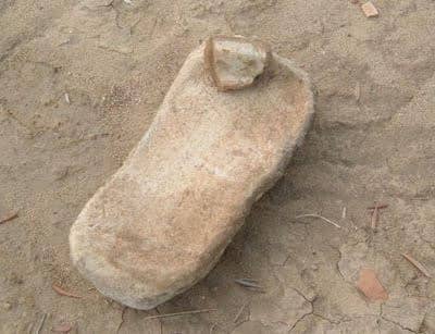 Piedra para moler trigo - vaivén.